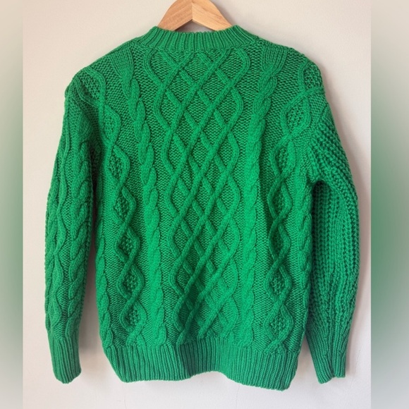 Sezane James Jumper in Bright Green sz S - Picture 3 of 3